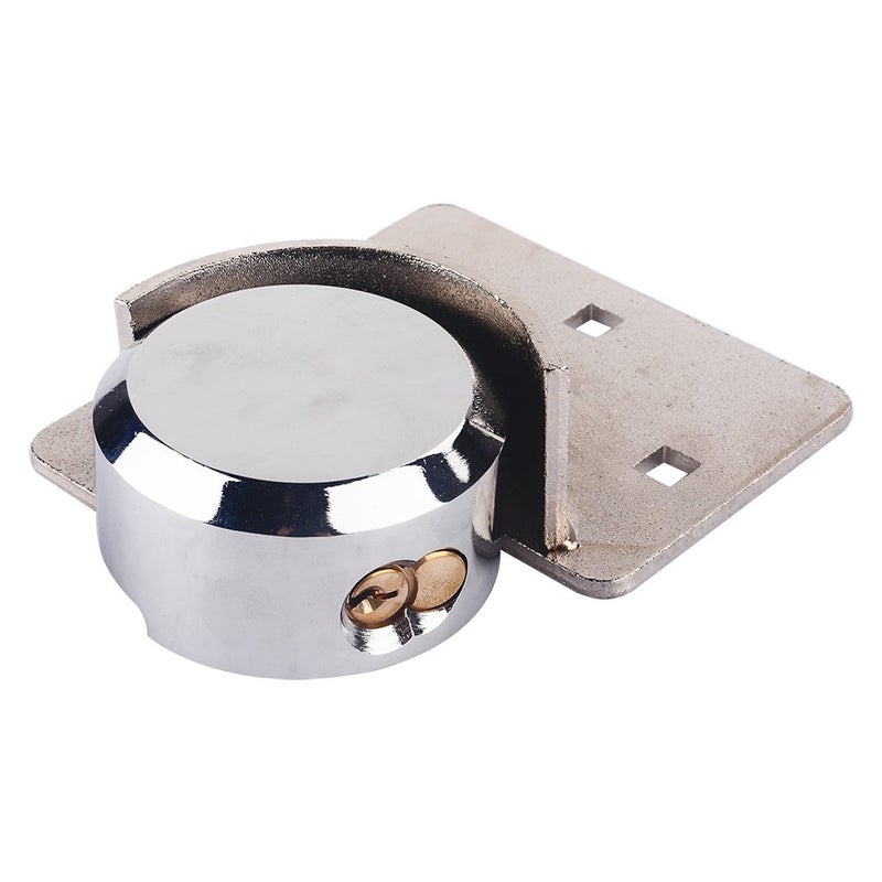Liusin Hidden Shackle Van Door Lock - Cargo Van High Security Hasp Padlock 1/2 X for Garage, Shed, Barn, Trailer, RV - Heavy Duty Steel Padlock and Hasp Set With Bolt - Image 2